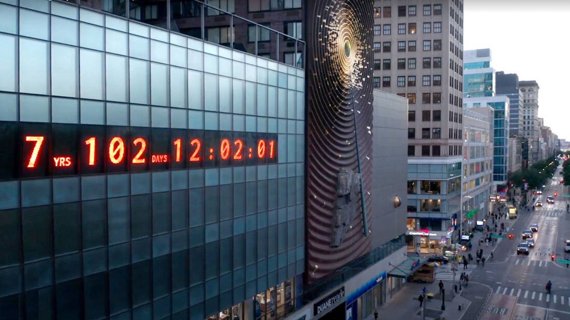 Cuenta regresiva: el "Climate Clock" se muda de Nueva York a París para la Semana por el Clima