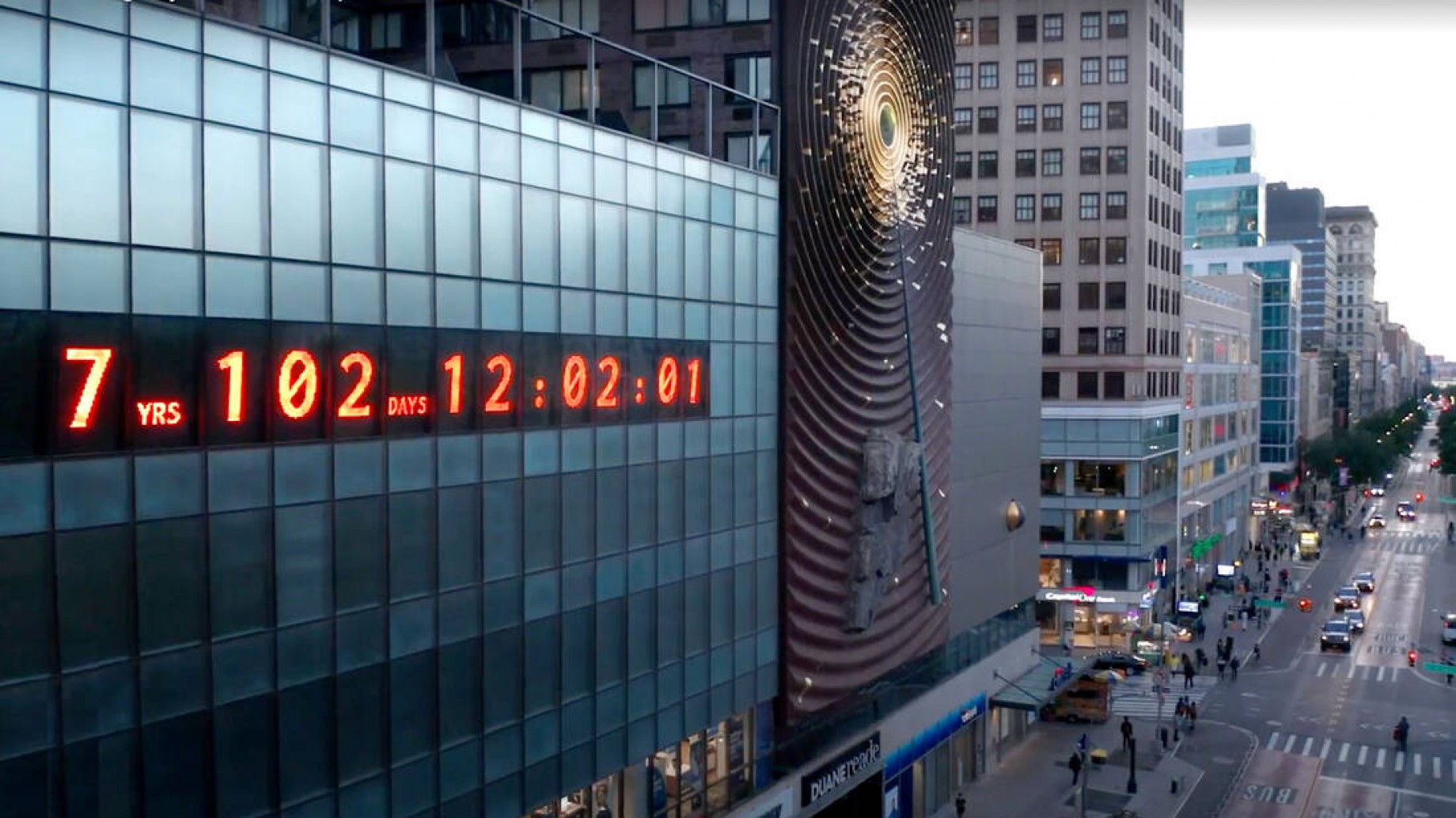 Cuenta regresiva: el "Climate Clock" se muda de Nueva York a París para la Semana por el Clima