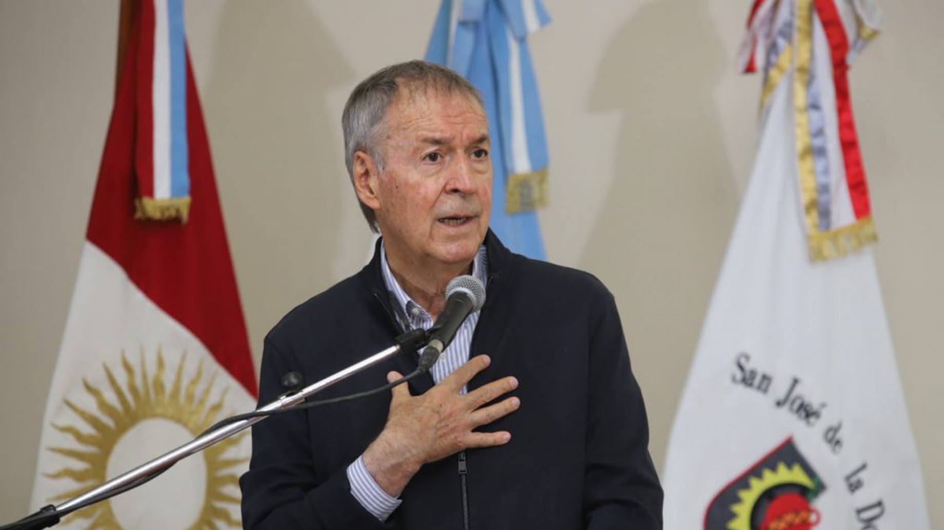 Mientras los brigadistas controlan los focos de incendio, Schiaretti festeja el avance del agronegocio en las zonas más afectadas