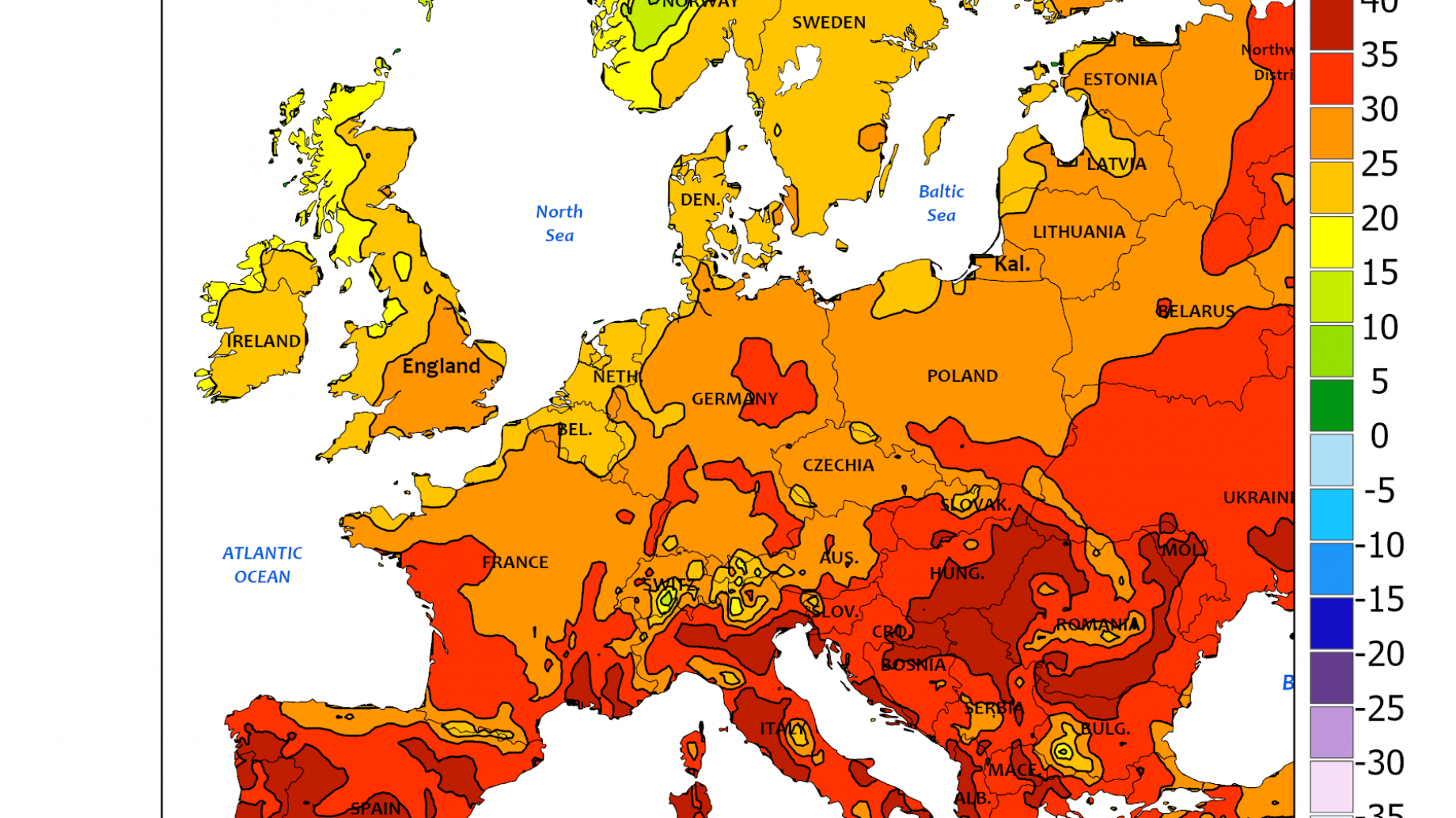 Arde Europa: la ola de calor ya suma más de 1200 muertos y los registros no cederán hasta fines de julio