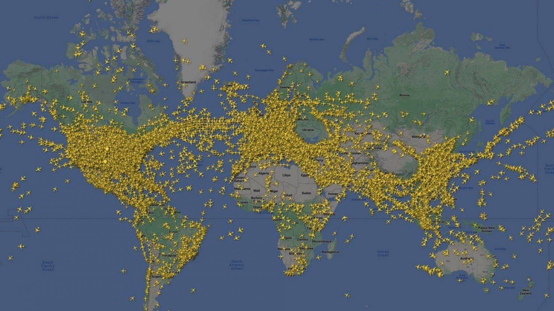Preocupante récord mundial: un millón de pasajeros volando al mismo tiempo. La solución francesa