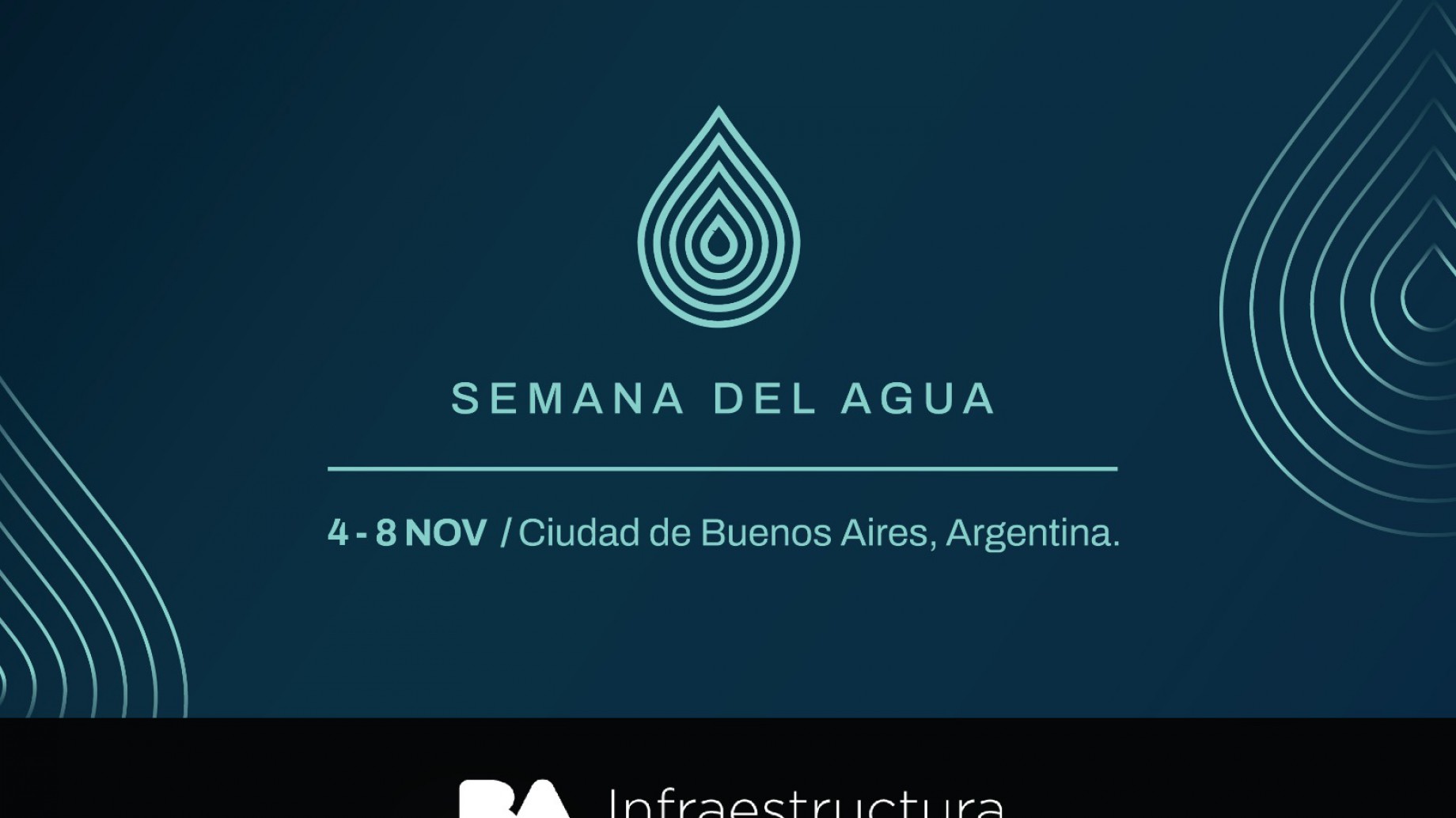 Los días 7 y 8 de noviembre se realiza la 1a Conferencia del Agua en Buenos Aires