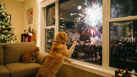 Fiestas de fin de año: cómo cuidar la salud de perros y gatos en esta época